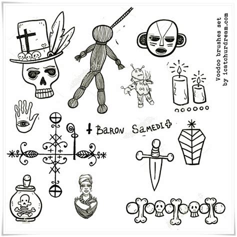 voodoo tattoo|voodoo death symbol.